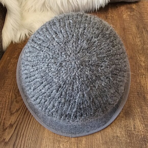 Classic 1920s Fitted, Wool Alpaca Knitted Felted Bell Cloche Hat by Valeur - Picture 3 of 5